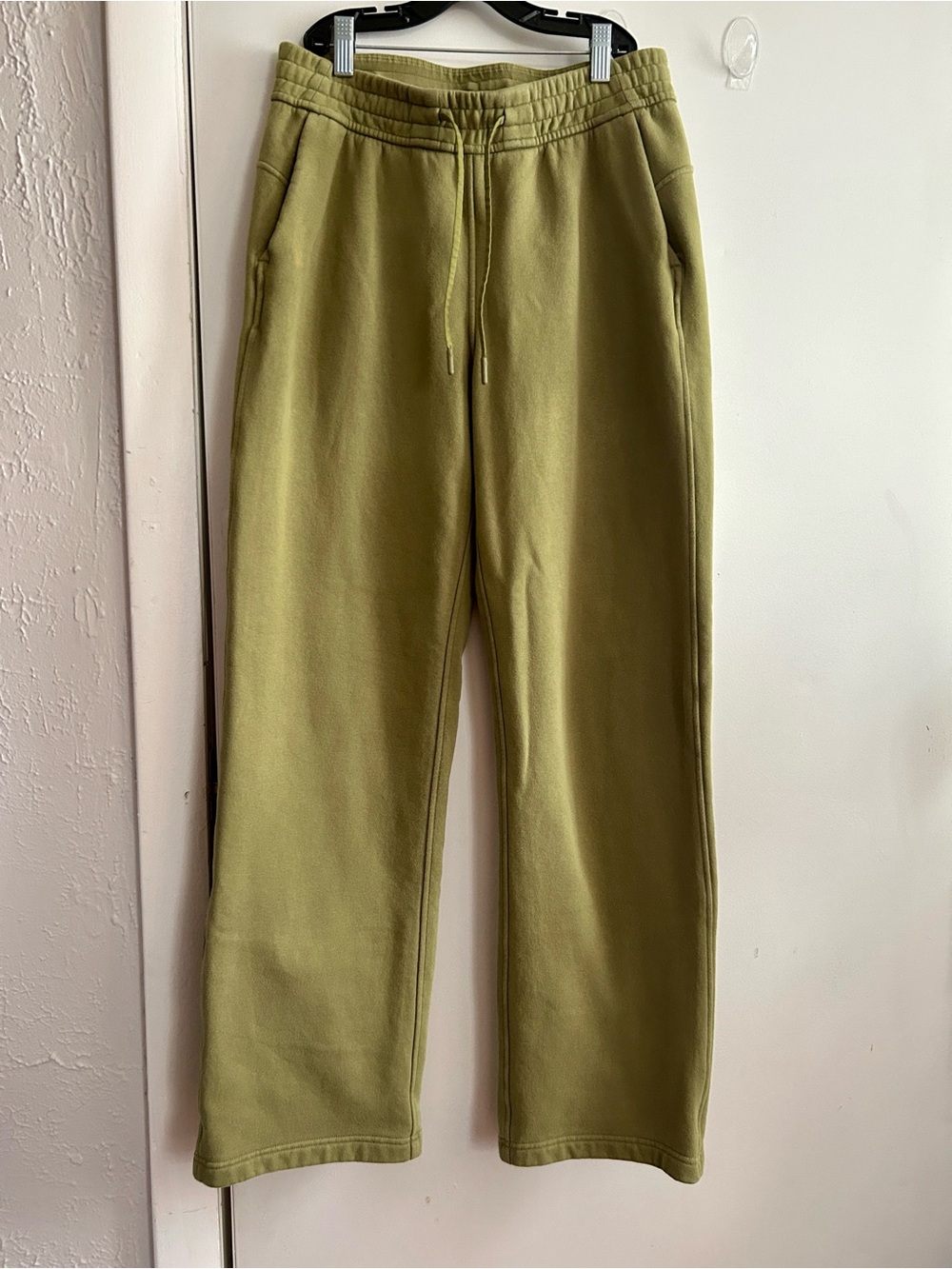 lululemon athletica Olive Green Wide Leg Drawstring Pants